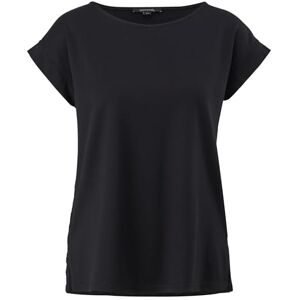 Comma T-shirt för kvinnor, 999 svart, 38 Comma T-shirt för kvinnor, 999 svart, 38