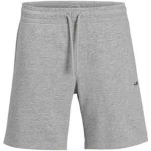 JJ REBEL Jrebgorm Reg Rebel Logo Sweat Shorts Sn, Ljusgrå melange, M JJ REBEL Jrebgorm Reg Rebel Logo Sweat Shorts Sn, Ljusgrå melange, M