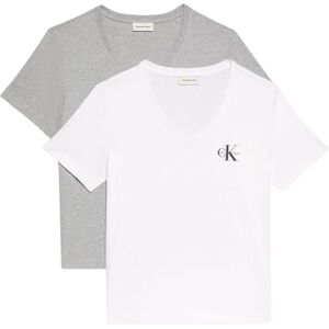 Calvin jeans dam A- logotyp VN 2-pack t-shirt LV047C906G t-shirts, grå (heroisk grå ljung), XS, Grå (heroisk grå ljung), XS Calvin jeans dam A- logotyp VN 2-pack t-shirt LV047C906G t-shirts, grå (heroisk grå ljung), XS, Grå (heroisk grå ljung), XS