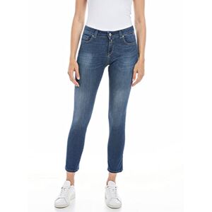 Replay damjeans Faaby Flare-Fit utsvängda byxor med power stretch, Medium blå 009-1, 26W / 32L Replay damjeans Faaby Flare-Fit utsvängda byxor med power stretch, Medium blå 009-1, 26W / 32L