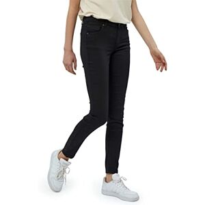 DESIRES Lola Midwaist Dye Jeans för kvinnor, 9000 Svart, 26W DESIRES Lola Midwaist Dye Jeans för kvinnor, 9000 Svart, 26W