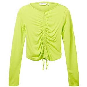 TOM TAILOR Denim Damer Långärmad T-shirt 1035391, 24702 Neon Lime, L TOM TAILOR Denim Damer Långärmad T-shirt 1035391, 24702 Neon Lime, L