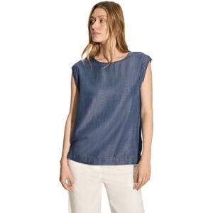 Cecil Lyocell-blus, Mellanblå tvätt, XL Cecil Lyocell-blus, Mellanblå tvätt, XL