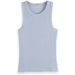 Scotch & Soda Rib tank, Skjorta blå 493, XS Scotch & Soda Rib tank, Skjorta blå 493, XS