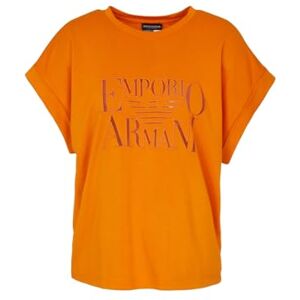 Giorgio Armani damtröja Devore rund hals t-shirt orange XS, Mango, XS Giorgio Armani damtröja Devore rund hals t-shirt orange XS, Mango, XS