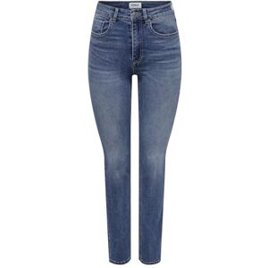ONLY ONLWILLOW HW Slim DNM GUA654, Mörk medium blå denim, 27W / 32L ONLY ONLWILLOW HW Slim DNM GUA654, Mörk medium blå denim, 27W / 32L