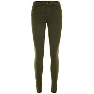 VERO MODA Dam Vmseven Shape Mr S ANK Zip Noos smala jeans, grön (Peat Peat), XS/L32 VERO MODA Dam Vmseven Shape Mr S ANK Zip Noos smala jeans, grön (Peat Peat), XS/L32