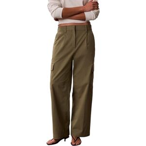 Calvin dam bomull Ewaist cargo byxa LV047F623G casual byxor, beige, XL Calvin dam bomull Ewaist cargo byxa LV047F623G casual byxor, beige, XL