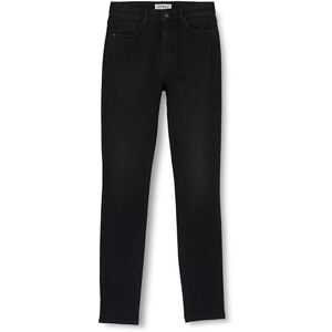 ONLY Onldruna Hw Skinny DNM Pimbox jeans för kvinnor, svart, 27W / 32L ONLY Onldruna Hw Skinny DNM Pimbox jeans för kvinnor, svart, 27W / 32L