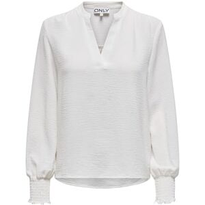 ONLY Dam Onlmette V-ringad Ls Smock Top Noos WVN långärmad blus, Molndansare, XXS ONLY Dam Onlmette V-ringad Ls Smock Top Noos WVN långärmad blus, Molndansare, XXS