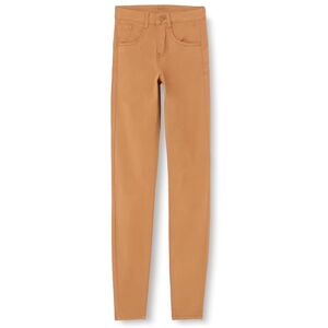Cream Damjeans Twill Skinny Shape Fit Midrise Waist Full längd dragkedja byxor dam, Rostad kokosnöt, 29W Cream Damjeans Twill Skinny Shape Fit Midrise Waist Full längd dragkedja byxor dam, Rostad kokosnöt, 29W