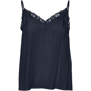 VERO MODA Damer Vmrusk Lace Singlet WVN Ga Top, marinblå blazer, XS VERO MODA Damer Vmrusk Lace Singlet WVN Ga Top, marinblå blazer, XS