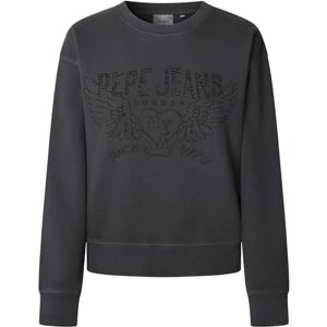 Pepe Jeans dam BEBERLY tröja, grå (kolgrå), S, Grå (kolgrå), S Pepe Jeans dam BEBERLY tröja, grå (kolgrå), S, Grå (kolgrå), S