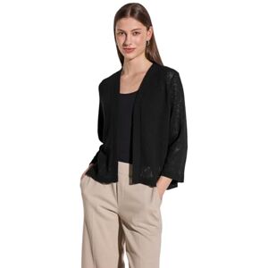 Street One öppen jacka för kvinnor, svart, 42 Street One öppen jacka för kvinnor, svart, 42