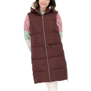 Giga.dx GILMOUR VEST LONG WMN, Mörkbrun, 36 Giga.dx GILMOUR VEST LONG WMN, Mörkbrun, 36