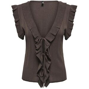 ONLY Onlnelly SL V-Neck String Cardigan Knt V-ringad, Choklad Martini, S Dam, Martini choklad, S ONLY Onlnelly SL V-Neck String Cardigan Knt V-ringad, Choklad Martini, S Dam, Martini choklad, S