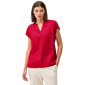 Cecil dam blusskjorta i enfärgad, Glaserad Apple Red, M Cecil dam blusskjorta i enfärgad, Glaserad Apple Red, M