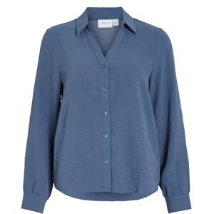 Vila Vijosa L/S V-ringad tröja – Noos, Vintage Indigo, 40 Vila Vijosa L/S V-ringad tröja – Noos, Vintage Indigo, 40