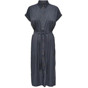 ONLY dam Casual klänning Onlhannover S/S Shirt Dress Noos Wvn , Indiskt bläck , 42 ONLY dam Casual klänning Onlhannover S/S Shirt Dress Noos Wvn , Indiskt bläck , 42