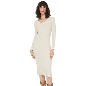 Trendyol Klänning Beige, BEIgE, L Trendyol Klänning Beige, BEIgE, L