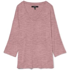 VERO MODA dam Vmbrianna 3/4 V-hals blus Boo, Ros elegans, S VERO MODA dam Vmbrianna 3/4 V-hals blus Boo, Ros elegans, S