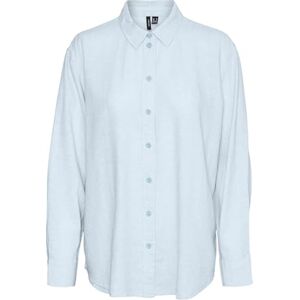 VERO MODA Vmlinn Ls Shirt WVN Noos, Luftig blå, XL VERO MODA Vmlinn Ls Shirt WVN Noos, Luftig blå, XL