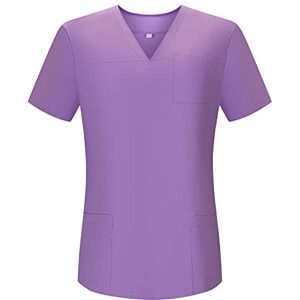 MISEMIYA Damer sanitetspåse sanitär uniform för kvinnor 707, Lila 68, S MISEMIYA Damer sanitetspåse sanitär uniform för kvinnor 707, Lila 68, S
