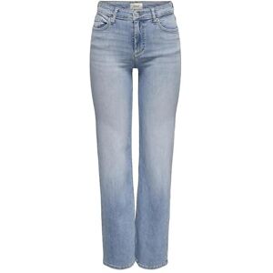 ONLY Onlblush Mid Straight DNM Tai467 Noos rak passform, ljusblå jeans, 32 FR/XS/L dam, Ljusblå jeans, 32 FR/XS/L ONLY Onlblush Mid Straight DNM Tai467 Noos rak passform, ljusblå jeans, 32 FR/XS/L dam, Ljusblå jeans, 32 FR/XS/L