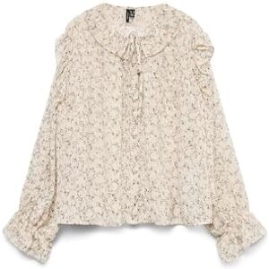VERO MODA Vmpetra Ls Shirt WVN Ga Noos, Havregryn, M VERO MODA Vmpetra Ls Shirt WVN Ga Noos, Havregryn, M