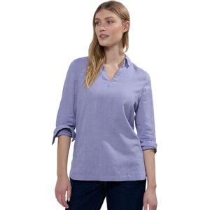 Cecil Dam Chambree lång blus, Tranquil Blue Melange, L Cecil Dam Chambree lång blus, Tranquil Blue Melange, L