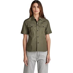 G-STAR RAW Damkontorsskjorta Ss Blouse, Grön (combat A790-723), M G-STAR RAW Damkontorsskjorta Ss Blouse, Grön (combat A790-723), M