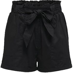 ONLY Dam Onlsmilla randig bälte DNM Noos shorts, svart, XS ONLY Dam Onlsmilla randig bälte DNM Noos shorts, svart, XS