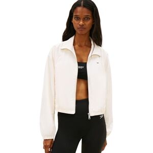 Tommy Jeans dam Tjw slips sida hög hals jacka DW0DW22325 andra jackor, vit (antik vit), L Tommy Jeans dam Tjw slips sida hög hals jacka DW0DW22325 andra jackor, vit (antik vit), L