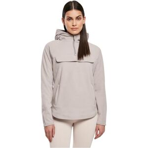 Urban Classics Damtröja, polar, fleece, pull over hoodie, varmvit, Varmgrå, M Urban Classics Damtröja, polar, fleece, pull over hoodie, varmvit, Varmgrå, M