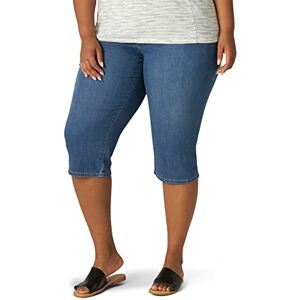 Lee Women's Plus Size Relaxed Fit Denim Capri Pant, soar, 20W Medium Lee Women's Plus Size Relaxed Fit Denim Capri Pant, soar, 20W Medium