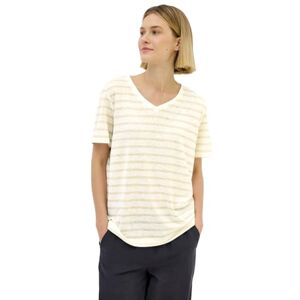 Cecil dam stickad look randig skjorta, Pärla beige, M Cecil dam stickad look randig skjorta, Pärla beige, M