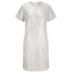 JJXX JACK&JONES JXMIA SS Sequin Tee Dress WVN, SILVER, M JJXX JACK&JONES JXMIA SS Sequin Tee Dress WVN, SILVER, M