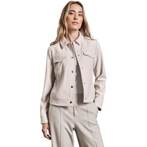 Street One jacka i velourutseende, slät sand beige, 44 Street One jacka i velourutseende, slät sand beige, 44