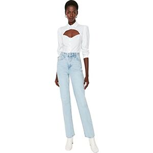 Trendyol Jeans Blå Mamma, Ljusblått, 68 SE Trendyol Jeans Blå Mamma, Ljusblått, 68 SE