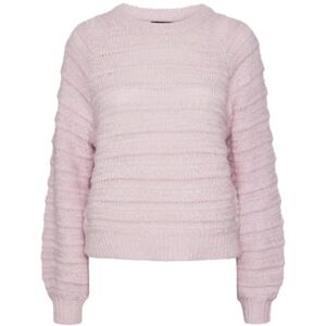 PIECES Damer Pcjayda Ls O-hals stickad Noos stickad tröja, Rosa lavendel, M PIECES Damer Pcjayda Ls O-hals stickad Noos stickad tröja, Rosa lavendel, M