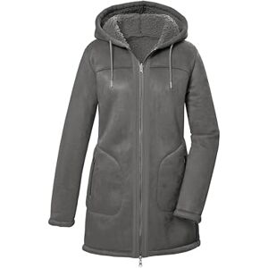 G.I.G.A. DX Vändbar parka/parkas för kvinnor i mockautseende med huva, Sten, 46 G.I.G.A. DX Vändbar parka/parkas för kvinnor i mockautseende med huva, Sten, 46