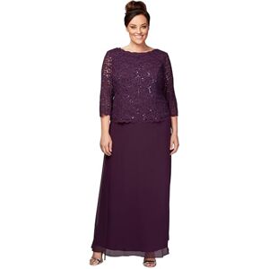 Alex Evenings dam te längd broderad livstycket brudens mor, bröllopsgästklänning, (små och vanliga storlekar) Speciellt tillfälle, Djup plommon, 46 Alex Evenings dam te längd broderad livstycket brudens mor, bröllopsgästklänning, (små och vanliga storlekar) Speciellt tillfälle, Djup plommon, 46