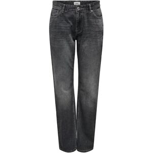 ONLY ONLJANE MW STR JNS TAI, Grå denim, 29W / 32L ONLY ONLJANE MW STR JNS TAI, Grå denim, 29W / 32L