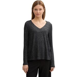 TOM TAILOR Denim dam långärmad T-shirt, 10522 – Skaftgrå melerad, XS TOM TAILOR Denim dam långärmad T-shirt, 10522 – Skaftgrå melerad, XS