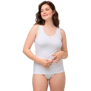 Ulla Popken damer stora storlekar överdimensionerade plus size undertröja, breda remmar, smal, ekologisk bomull, ärmlös 790721, Snusnäsduk, 42-44 Ulla Popken damer stora storlekar överdimensionerade plus size undertröja, breda remmar, smal, ekologisk bomull, ärmlös 790721, Snusnäsduk, 42-44