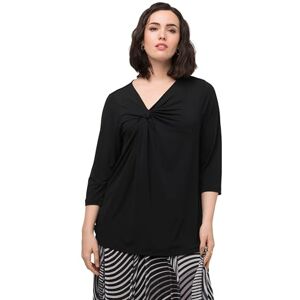 Ulla Popken , Damer, stora storlekar, t-shirt, svart, 62-64 Ulla Popken , Damer, stora storlekar, t-shirt, svart, 62-64