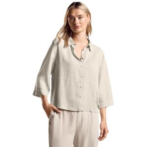 Street One blus i washed-look, Slät sand beige, 40 Street One blus i washed-look, Slät sand beige, 40