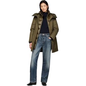 Tommy Hilfiger dam NYLON MIX VADDERAD PARKA WW0WW43121 parkas rock, armégrön, XXS, Kaki (armégrön), XXS Tommy Hilfiger dam NYLON MIX VADDERAD PARKA WW0WW43121 parkas rock, armégrön, XXS, Kaki (armégrön), XXS