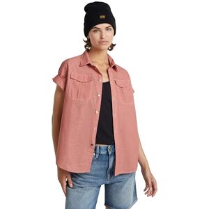 G-STAR Military Button down ssleeve Shirt wmn, Flerfärgad (rosa bläck/mjölk D24592-d123-d852), XL G-STAR Military Button down ssleeve Shirt wmn, Flerfärgad (rosa bläck/mjölk D24592-d123-d852), XL
