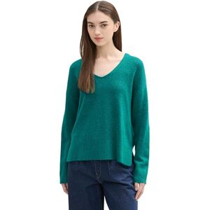TOM TAILOR Denim damtröja, 36169 – Jade Green Melange, S TOM TAILOR Denim damtröja, 36169 – Jade Green Melange, S